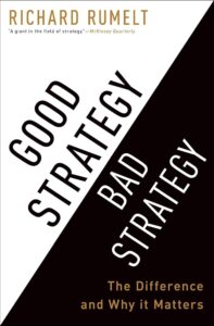 Good Strategy, Bad Strategy